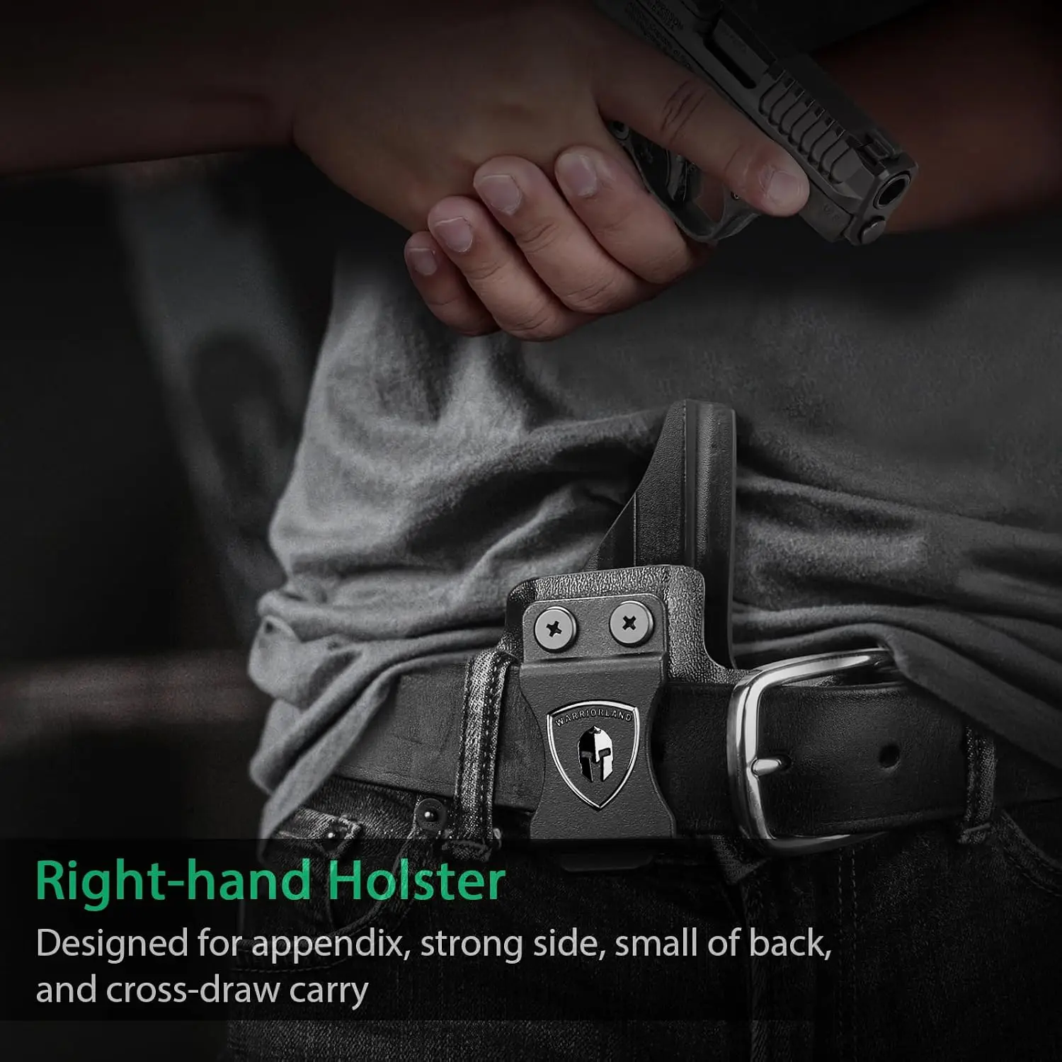 IWB Kydex Holster Fit S&W Bodygaurd 2.0 / Bodyguard 2.0 Carry Comp, Optic Cut &Claw,For red dot,Right Hand