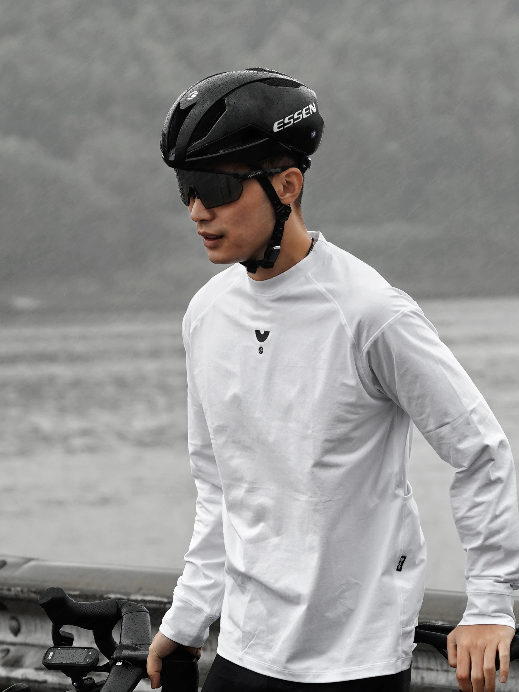 YKYWBIKE 2026 Men's Casual Cycling Jersey Long Sleeve Outdoor Sports Quick Dry Shirt Road Bike DuPont Sorona Bicycle Clothing