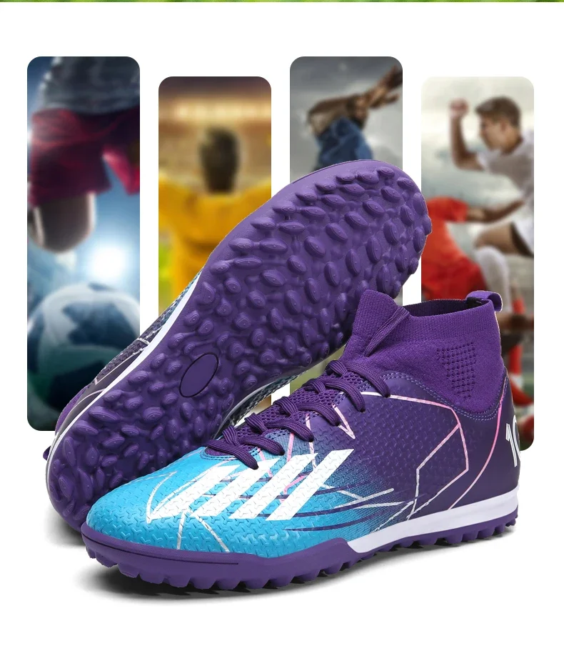 Men New Professional Soccer Shoes Original Resistant Casual Field Male Ultralight Football Boots Non Slip Fast Football Shoes