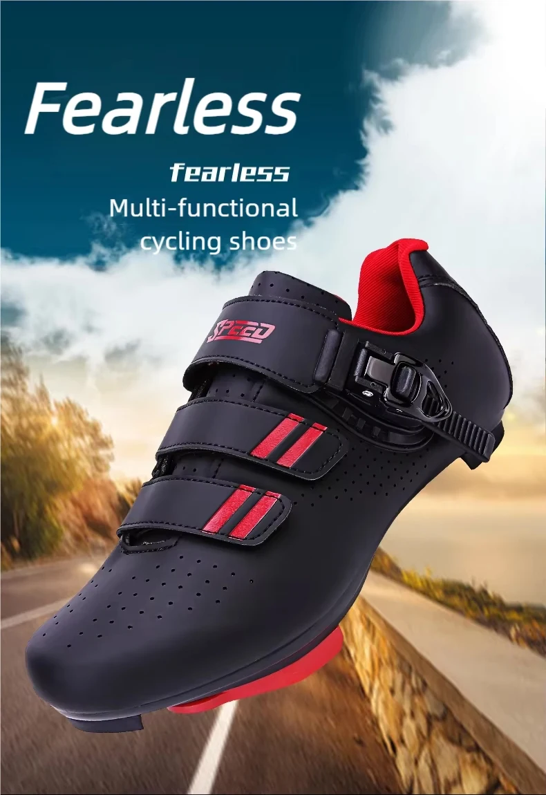 Cycling Shoes Men's Mountain Bike And Road Cycling Shoes,Lightweight And Breathable,Suitable For Speed Riding, Off-road, SPD