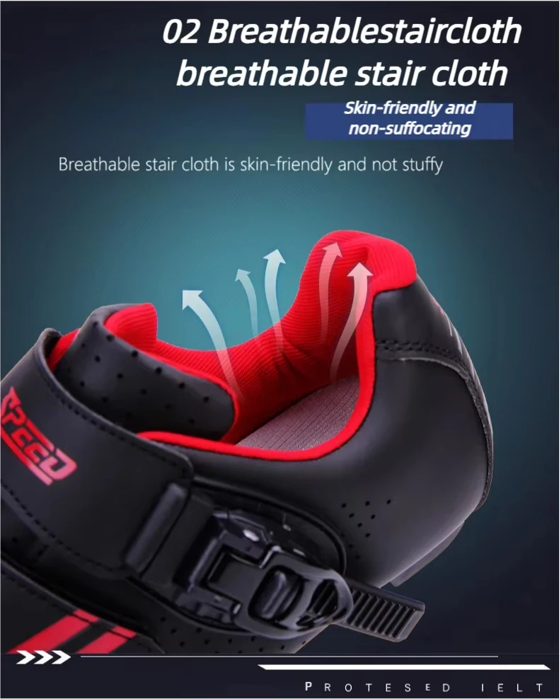 Cycling Shoes Men's Mountain Bike And Road Cycling Shoes,Lightweight And Breathable,Suitable For Speed Riding, Off-road, SPD