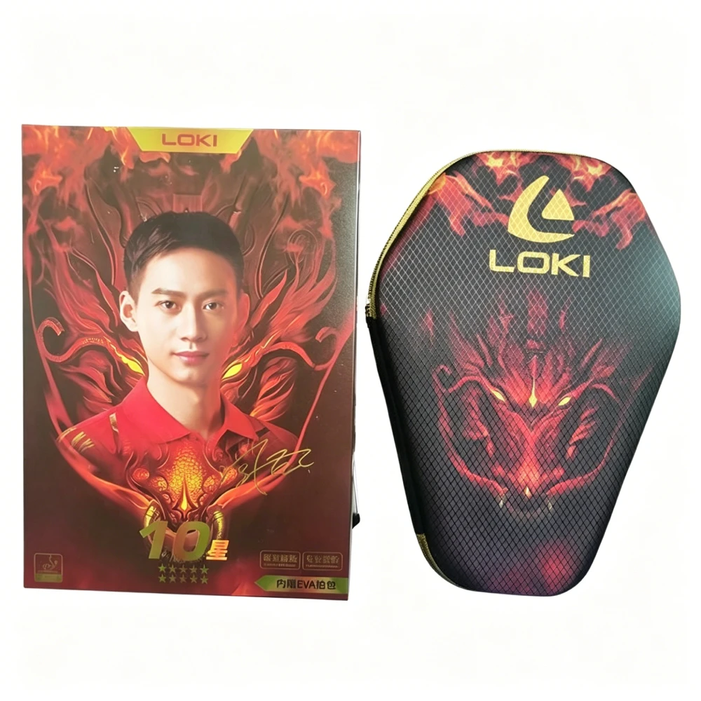 Professional LOKI DRAGON Series 10 STAR Table Tennis Racket 5 Wood 2 ALC Ping Pong Paddle Bat With FH RXTON9 & BH RXTON7