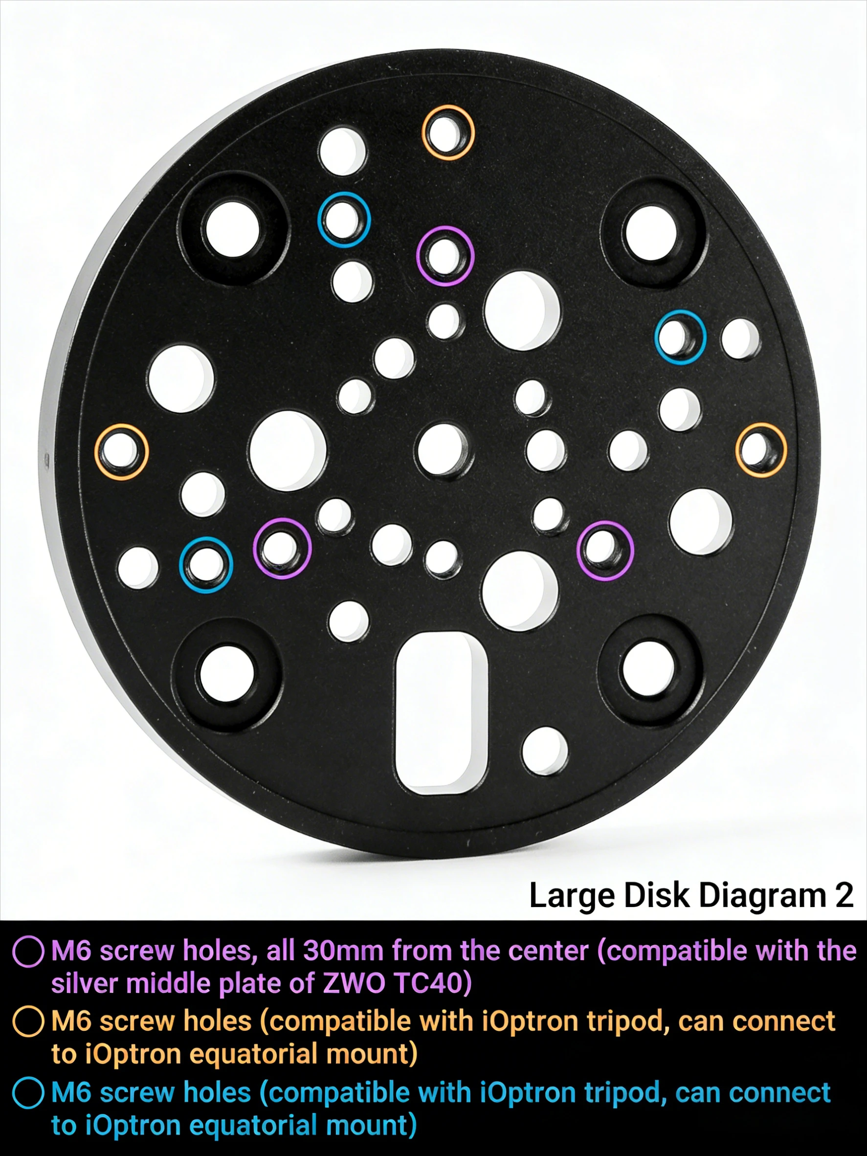Angeleyes 200 300 400 Extension Pier for ZWO AM5 AM3 IOPTRON CEM40 GEM45 Equatorial TC40 EQ3 EQ5 Tripod Extend Column