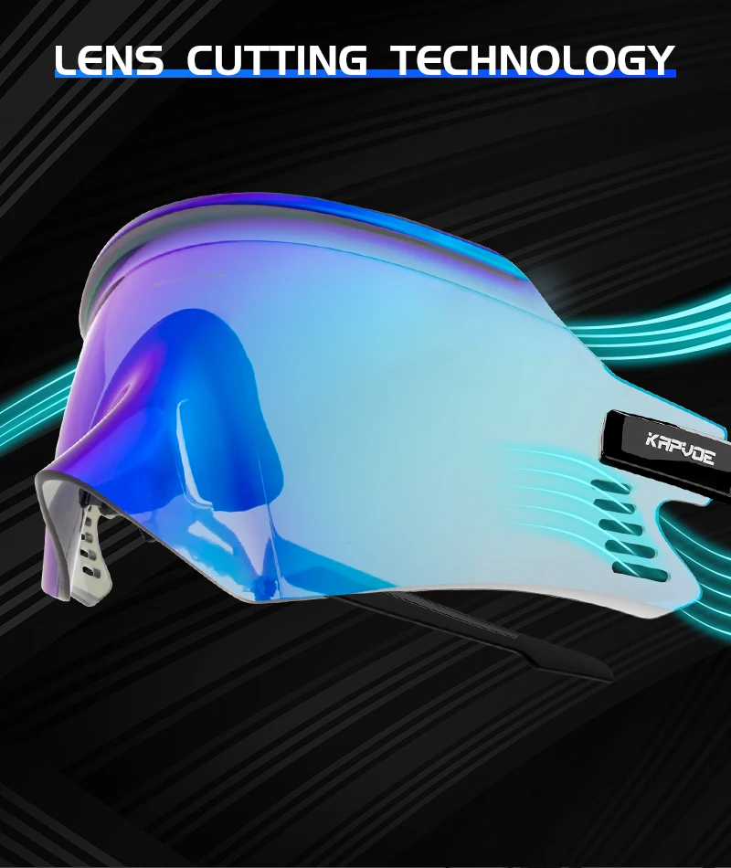 Kapvoe 2026 New Cycling Glasses Sunglasses MTB Bike Glasses Riding Snow Goggles Ski Sports Eyewear for Man Women Skiing Eyewear