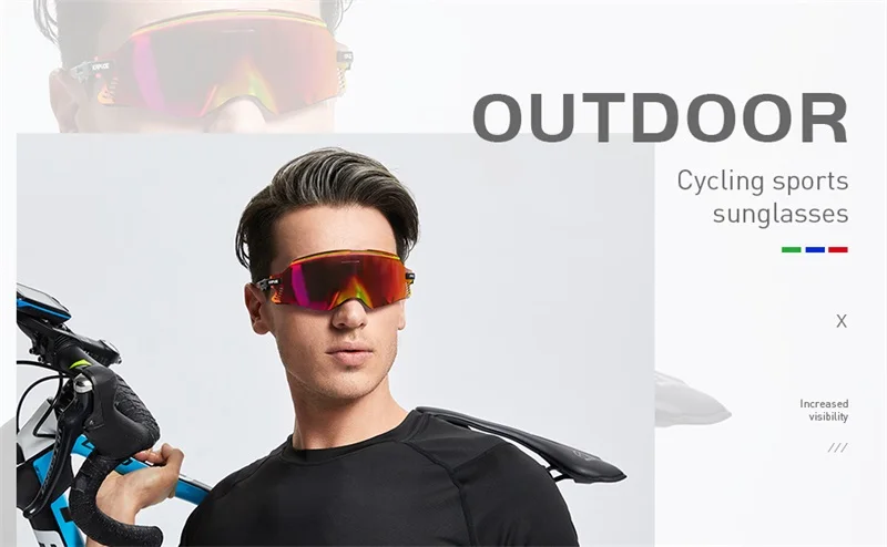 Kapvoe 2026 New Cycling Glasses Sunglasses MTB Bike Glasses Riding Snow Goggles Ski Sports Eyewear for Man Women Skiing Eyewear
