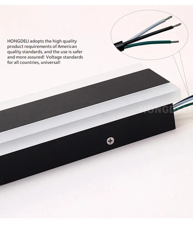 LED long wall lamps OutdoorWaterproof IP65 Garden Lights outdoor porch-f-lights Door wall lamp lighting Modern outdoor walllight