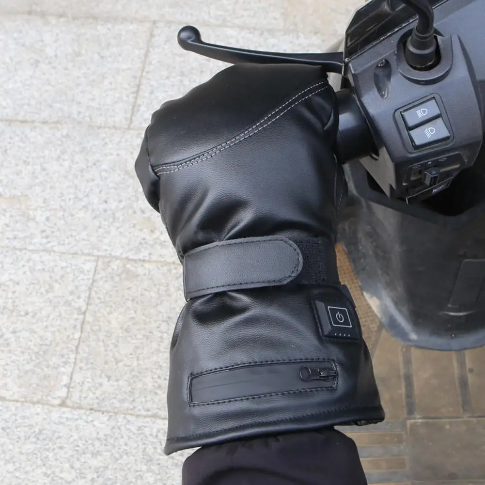 7.4V 2600MAH Smart Electric Heat Gloves Ski Waterproof Lithium Battery Winter SKiing gloves 5 Fingers&Hand Back Heate Gloves