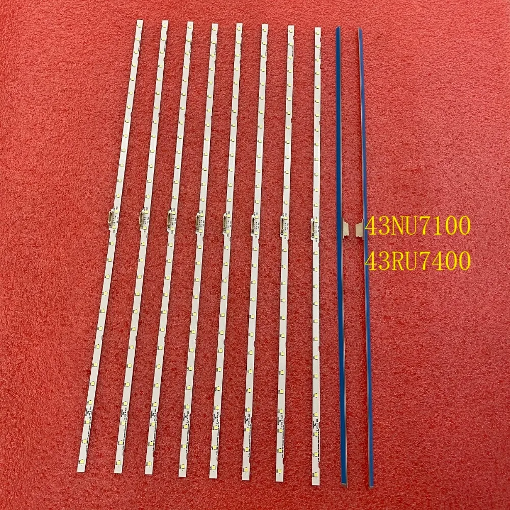 LED strip(2)for TV UE43NU7190U UE43RU7179U UE43NU7092 UE43NU7090 UE43NU7170 UE43RU7100 UE43NU7120U UE43RU7120 UE43NU7190S