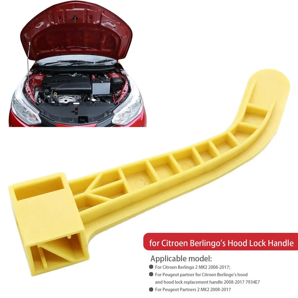 For Peugeot Partner For Citroen Berlingo 2008 Lock Catch Repair Handle Car Bonnet Hood Pull Lock Release Handle Opener