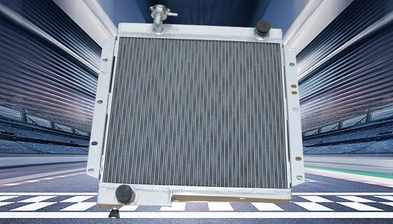 Aluminum Radiator For Toyota Land Cruiser BJ40 BJ42 HJ45 3.0 MT