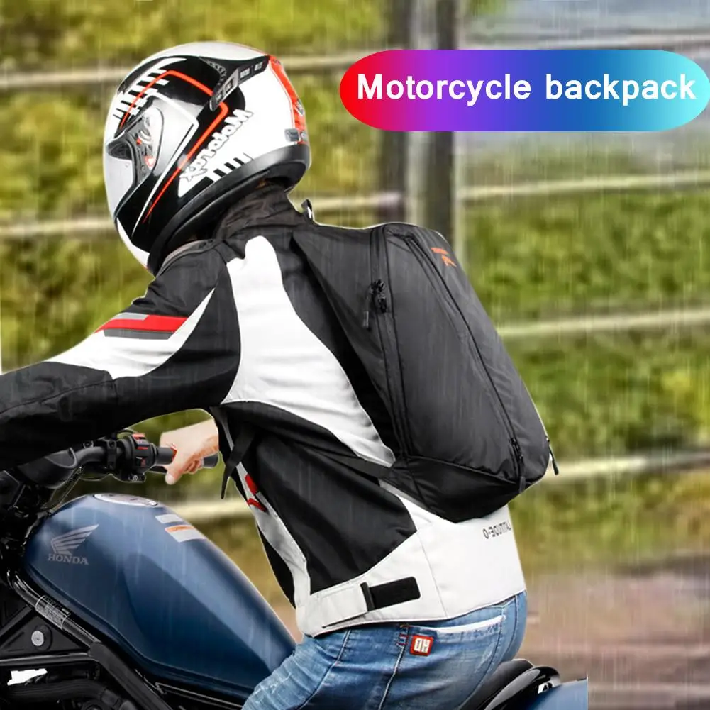 20-28L Motorcycle Backpack Waterproof Expandable Large Capacity Laptop Helmet Storage Bag for Outdoor Sports Riding