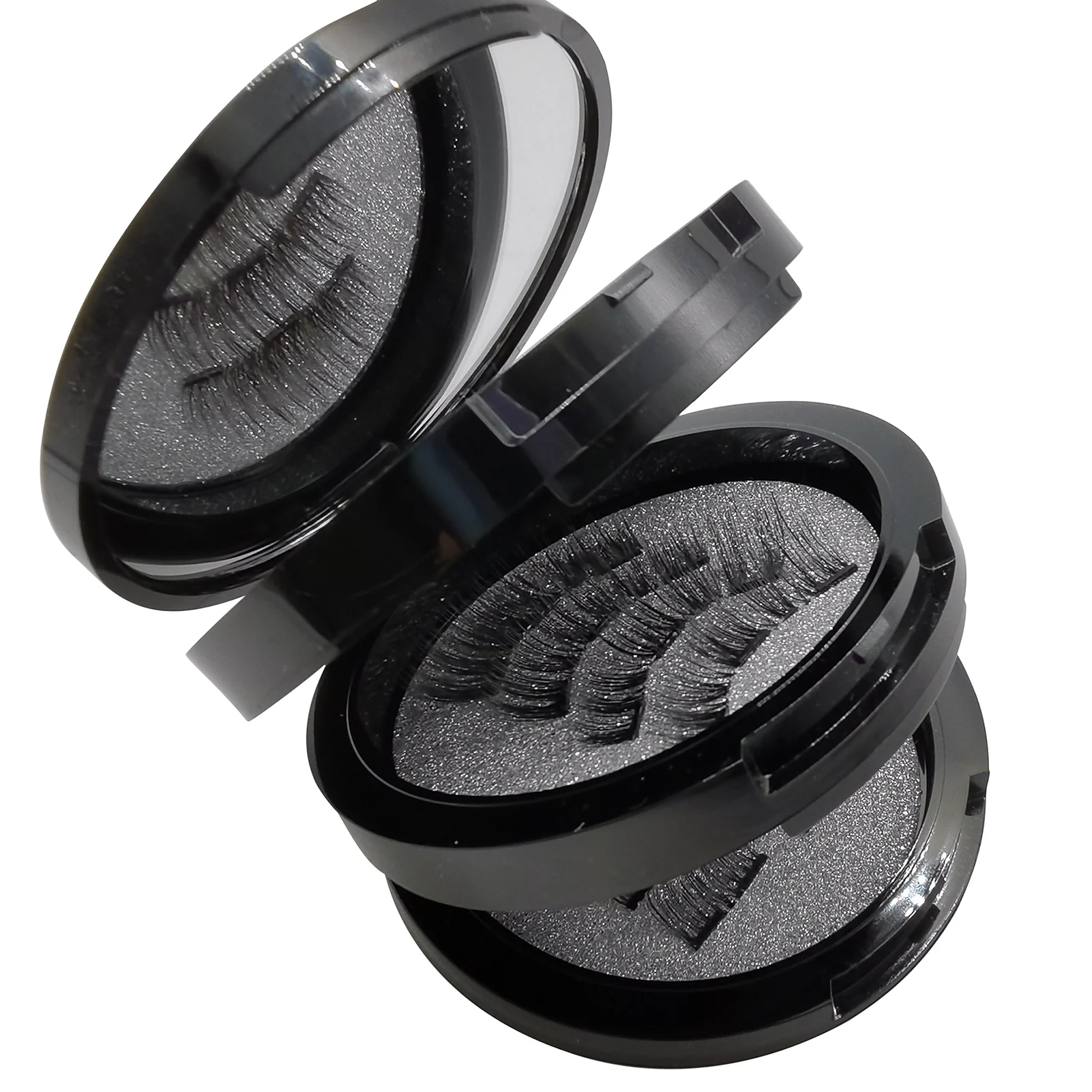 3 Pair Magnetic EyeLashes Natural Hair Mink Lashes 3D Mink Fake Lash Eyelashes Lashes Extension Reusable False Eyelas
