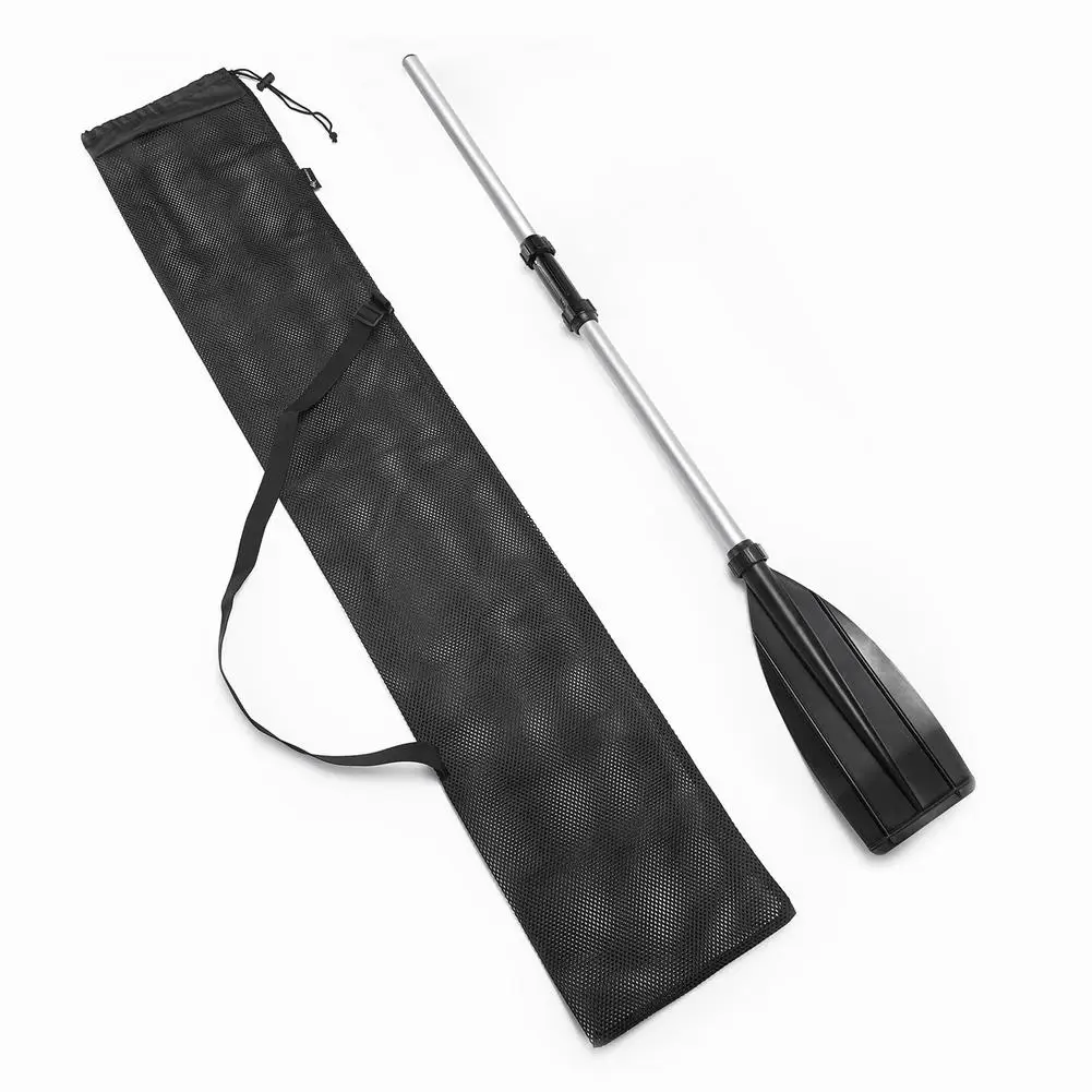 New Drawstring Mesh Kayak Paddle Bag Split Shaft Canoe Sup Board Paddle Bag with Sling Handle Paddles Cover Storage Mesh Bag