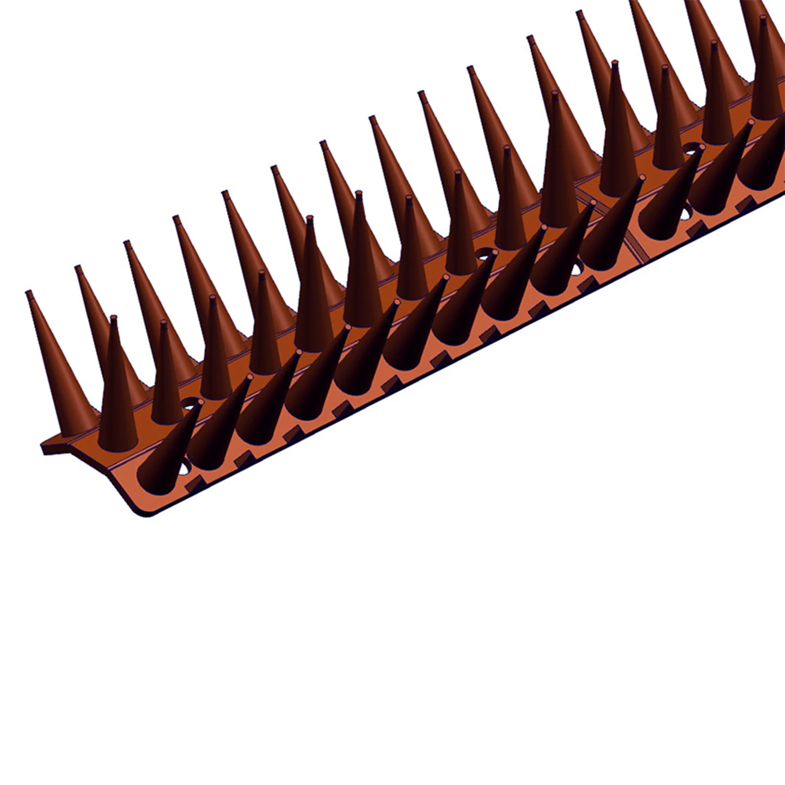 12pcs Fence Wall Spikes Cat Animal Anti-climbing Plastic Anti Theft For Garden Fences Invader Bird Spikes Dog Repeller