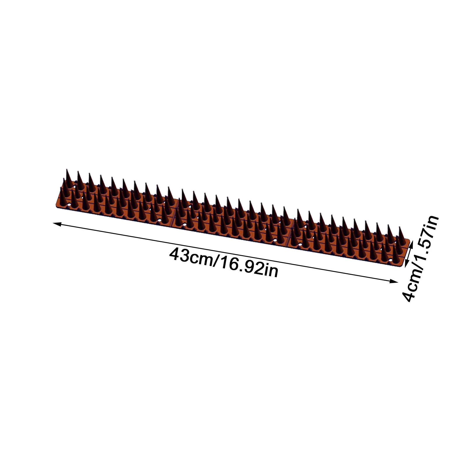 12pcs Fence Wall Spikes Cat Animal Anti-climbing Plastic Anti Theft For Garden Fences Invader Bird Spikes Dog Repeller