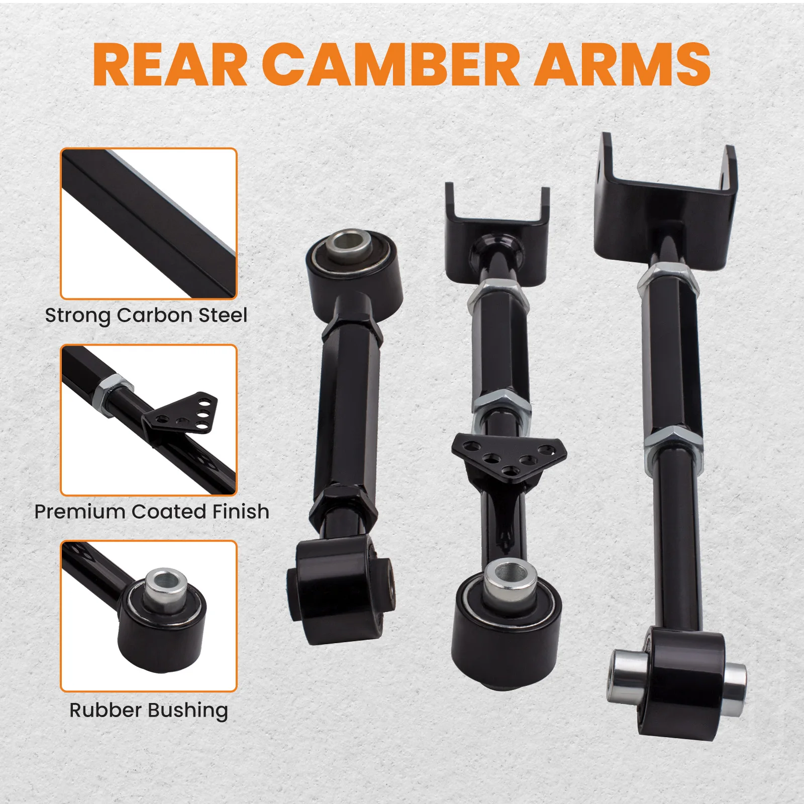 Adjustable Control Camber Arms Toe Kit w/Ball Joints For Acura TSX  2008 2009 2010 2012 2013