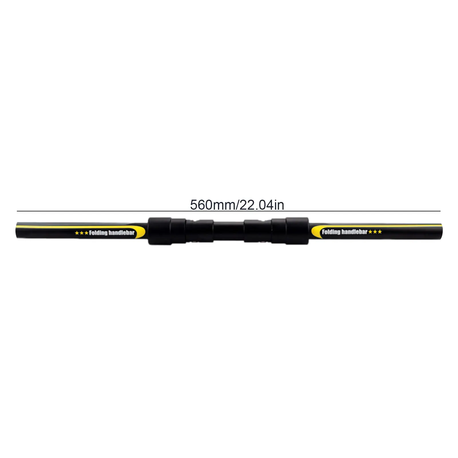 Bike Folding Handlebars Aluminum Alloy Foldable Bike Handle Bars, Quick Release Space-saving Cycling Bicycle Handlebars
