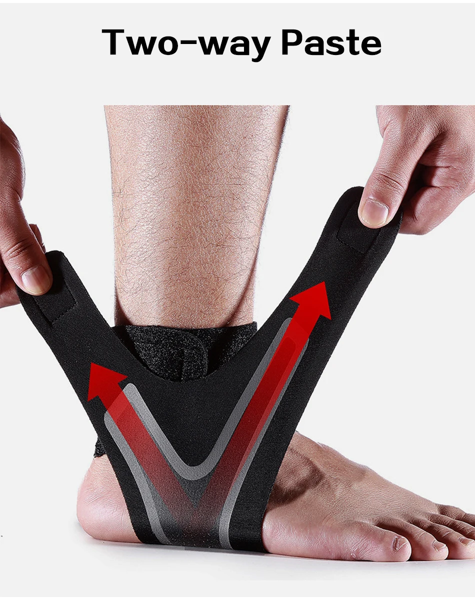 Sport Ankle Support Elastic High Protect Sports Ankle Equipment Safety Running Basketball Ankle Brace Support Bandage Protector
