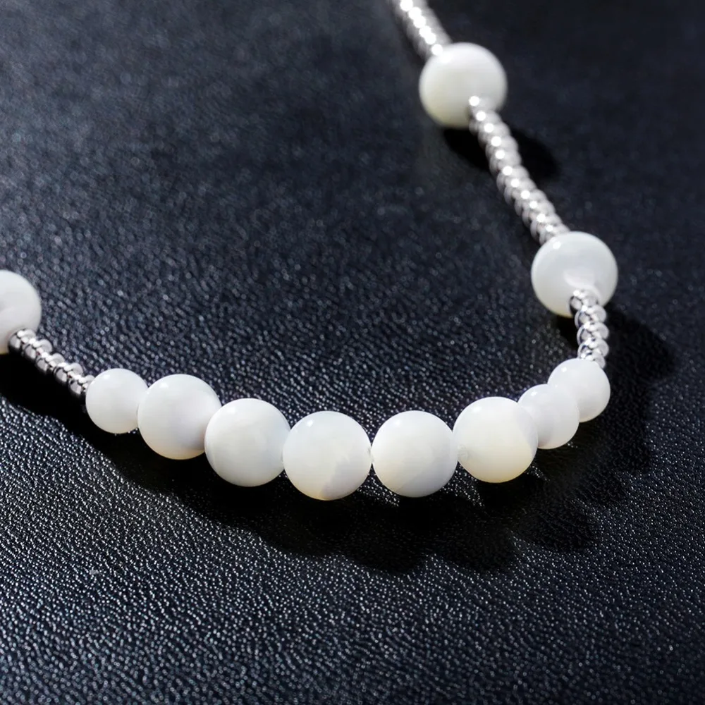 GUCY 8MM Pearl  Necklace Women  Jewelry Fashion Hip Hop Rock Jewelry