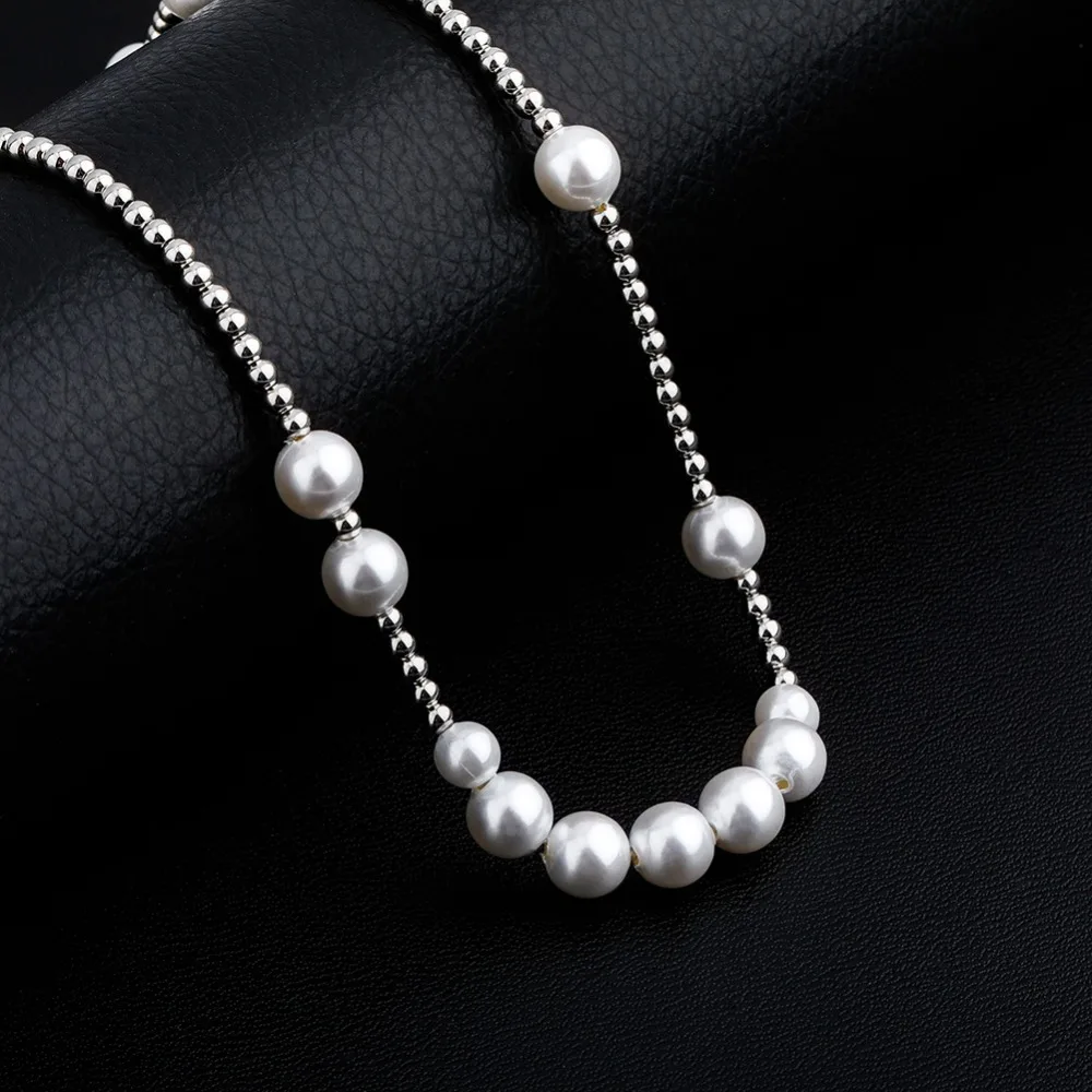 GUCY 8MM Pearl  Necklace Women  Jewelry Fashion Hip Hop Rock Jewelry