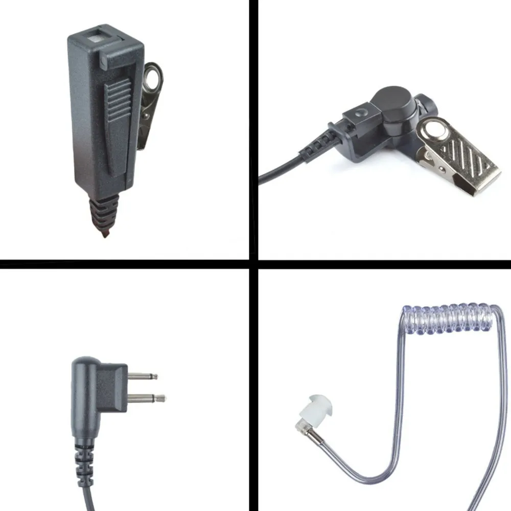Walkie Talkie 2-wire Surveillance Earpiece Headset For CP200 CP200D PR400 GP300 CP110 CLS1110 CLS1410 CLS1413 A8 RDM2070D Radio