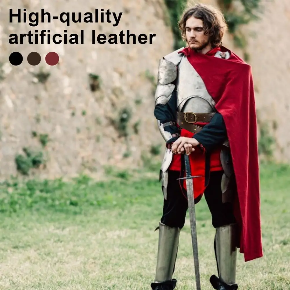NEW Adult Medieval Retro Shoulder Strap Sword Holder Sheath Scabbard Frog Larp Knight Costume Gear Rapier Ring Belt Holster