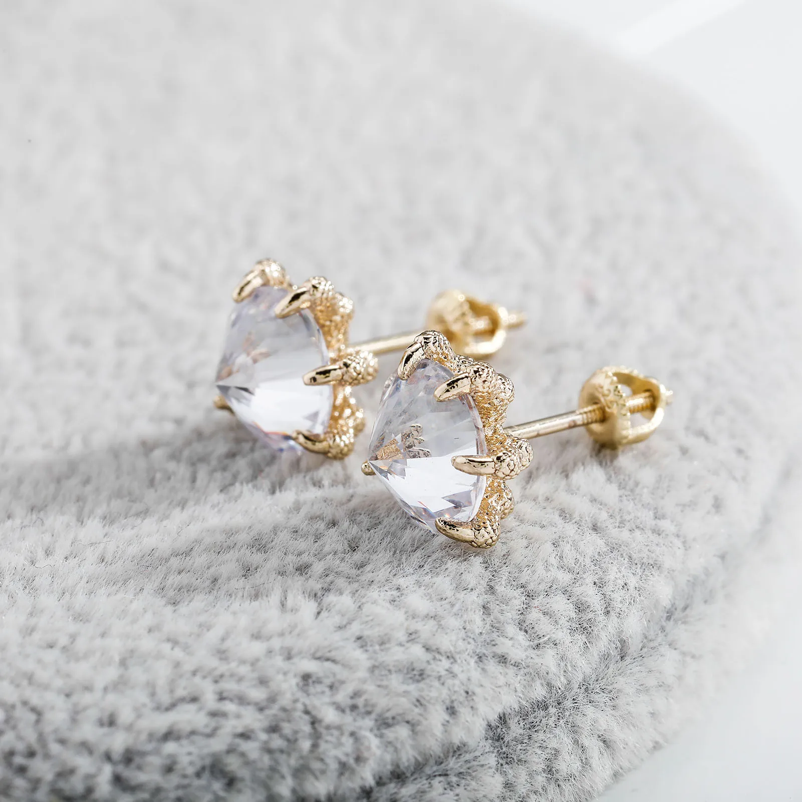 GUCY Personalized Earrings Sparkle Bling Women Micro Paved Earring AAAA Cubic Zircon Fashion Jewelry Gift