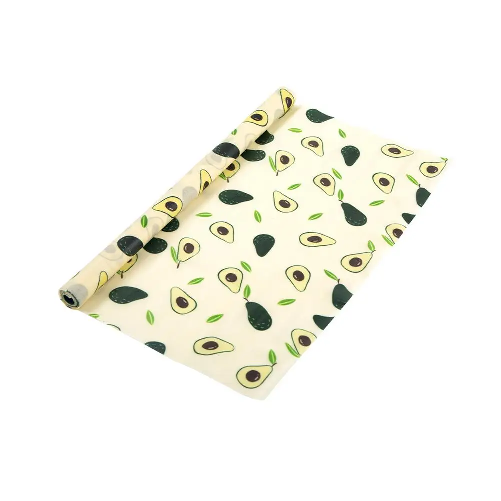 Bee Wax Cloth Fresh-Keeping Paper Food-Grade Sealing Package Rolls Reusable Cloth Fruit Storage Food Wraps