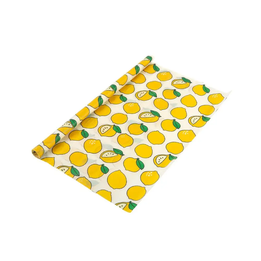 Bee Wax Cloth Fresh-Keeping Paper Food-Grade Sealing Package Rolls Reusable Cloth Fruit Storage Food Wraps