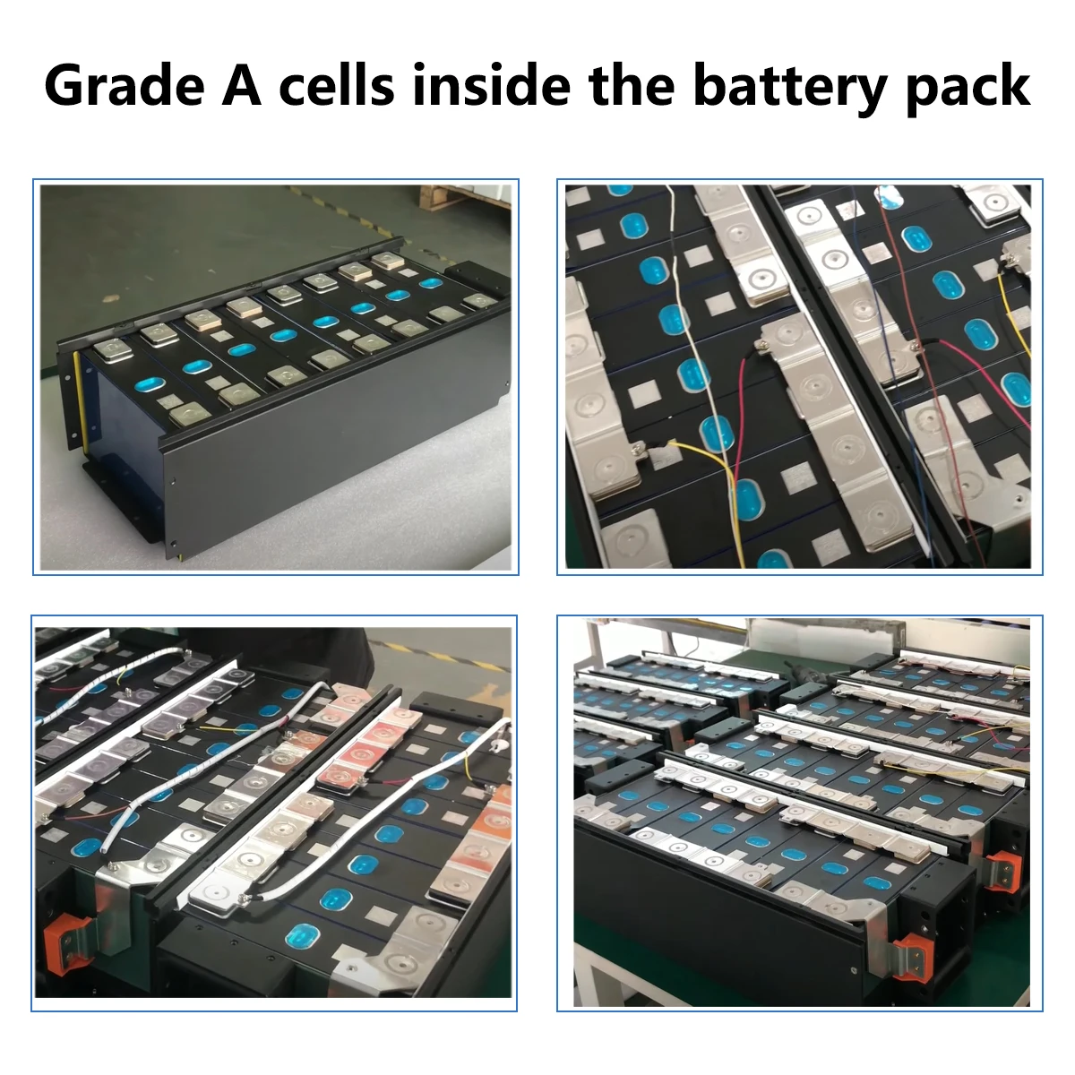 LiFePO4 Battery 48V 105Ah 5.3KW Bluetooth 16S 100A BMS 51.2V 105Ah 5KW 6000+Cycles LED Display Grade A Cells- Fast delivery