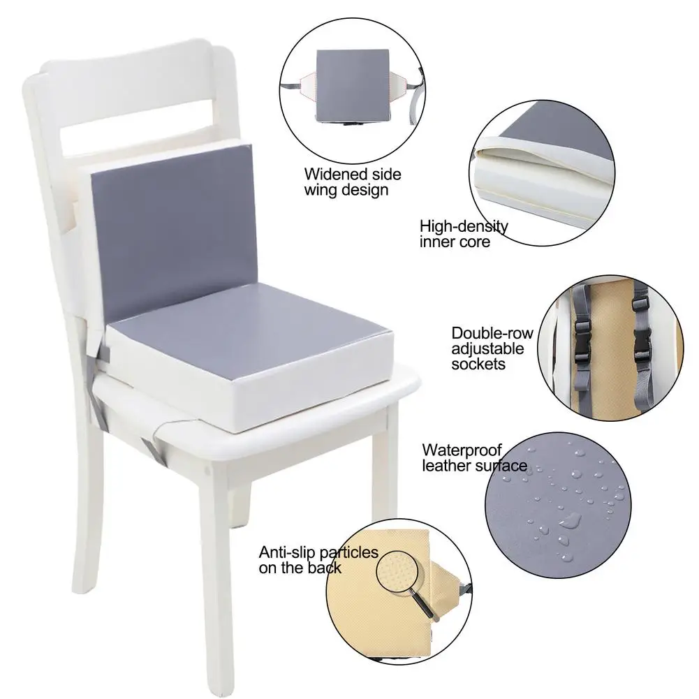 Baby Chair Booster Seat Cushion Heightening Cushion Child Feeding Dining Chair Cushion Booster Seats Child Chair Increasing Mat