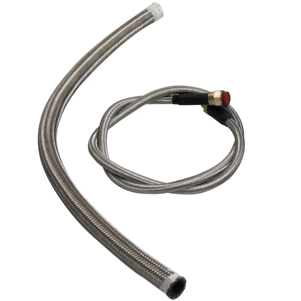 T76 Turbine Universal Turbocharger T4 .96 A/r Trim 600+Hp 76mm Compressor+Oil Return/Feed Line Supercharger