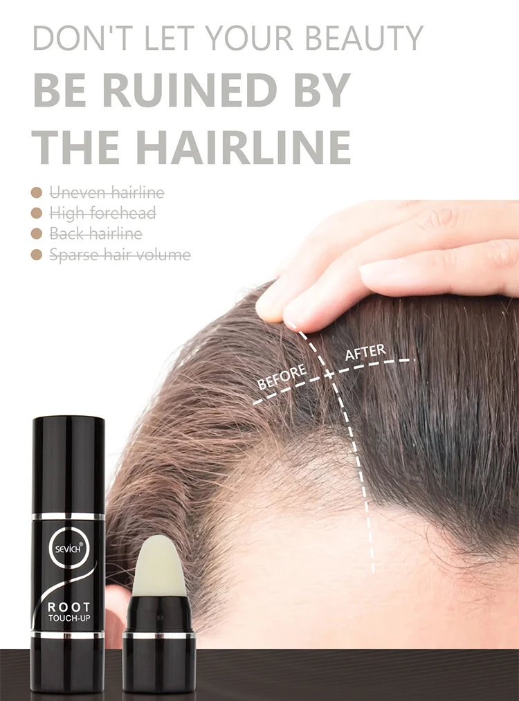 Sevich 5 Colors Hairline Powder Stick 2.5g Hairline Shadow Cover Up Fill In Thinning Hair Unisex Hairline Shadow Powder