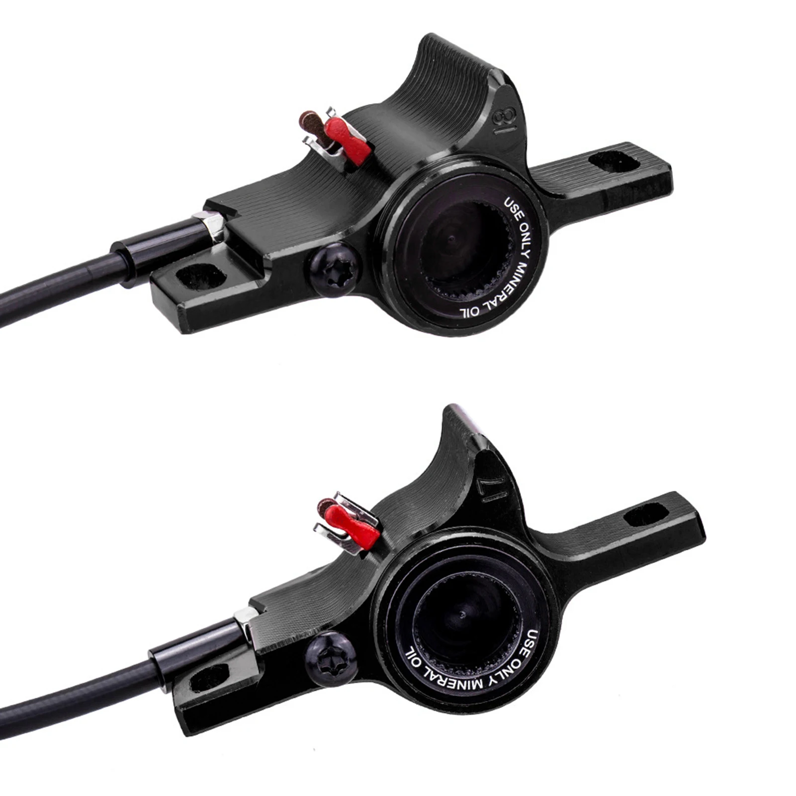 Bicycle Hydraulic Disc Brake Kit Bike Front Rear Lever Electric Vehicle Power Off Oil Brake Electric Scooter Disc Brake Lever