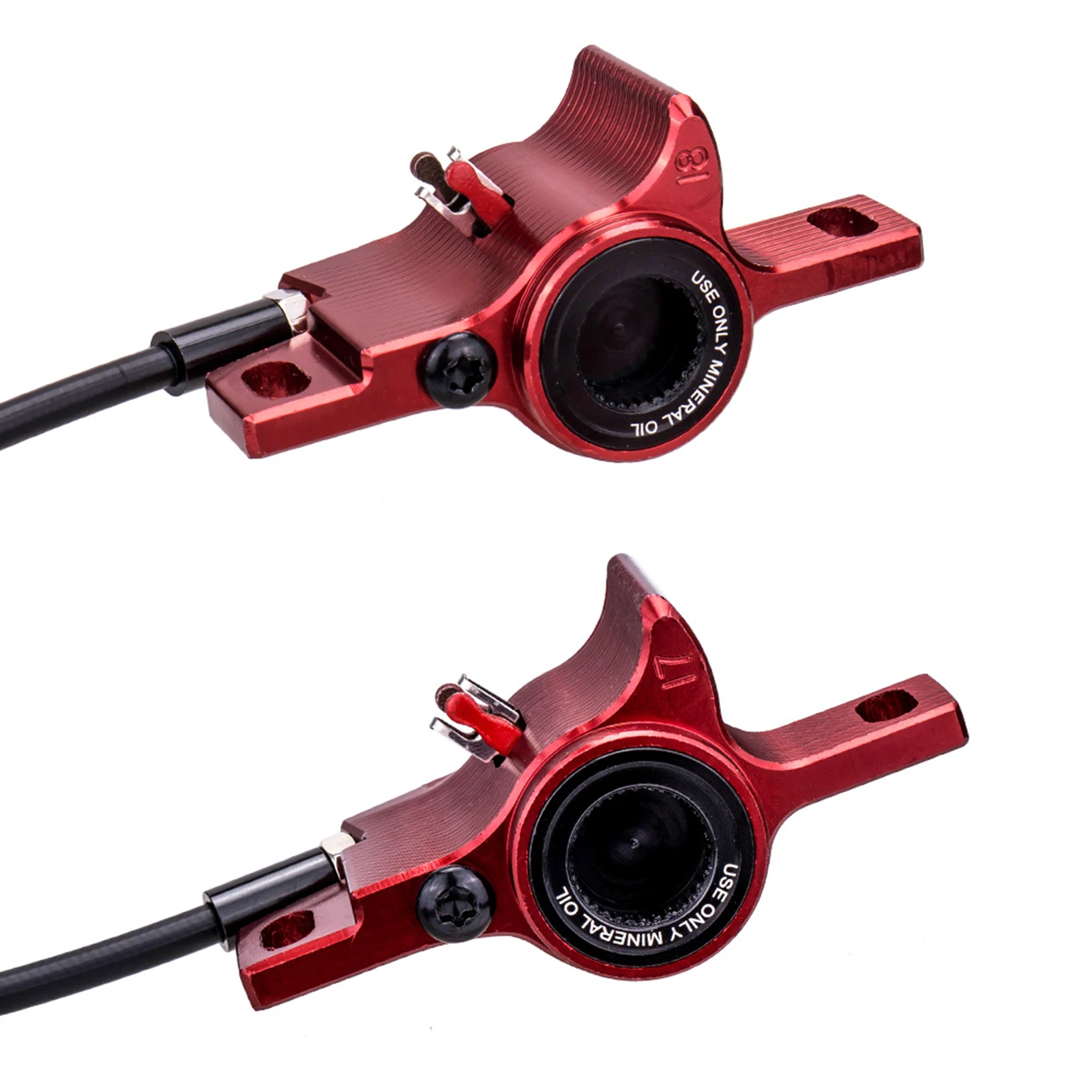 Bicycle Hydraulic Disc Brake Kit Bike Front Rear Lever Electric Vehicle Power Off Oil Brake Electric Scooter Disc Brake Lever