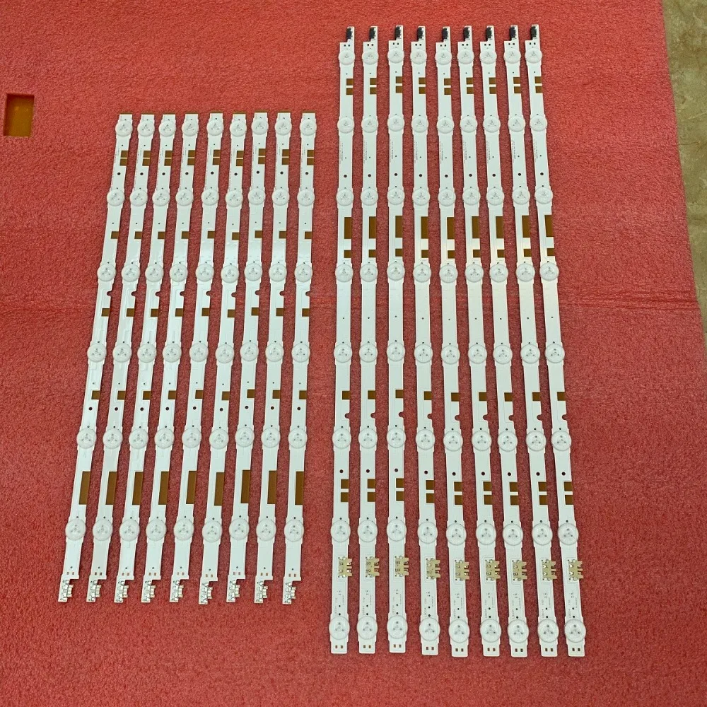 LED strip(18) for Samsung UE55JU6850U UE55JU6800 UE55JU6800K UA55JS7200 UN55JS700S UE55JU6870U BN96-38482A 38481A 38880A 38881A