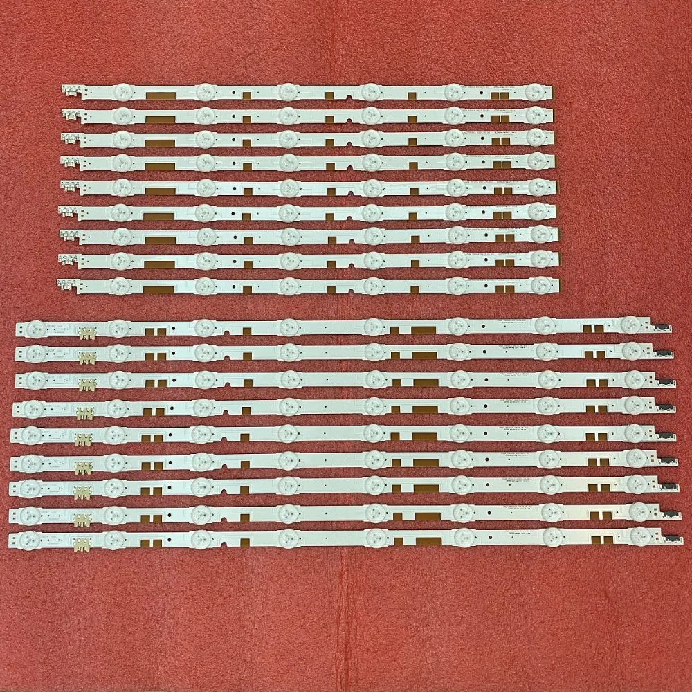LED strip(18) for Samsung UE55JU6850U UE55JU6800 UE55JU6800K UA55JS7200 UN55JS700S UE55JU6870U BN96-38482A 38481A 38880A 38881A