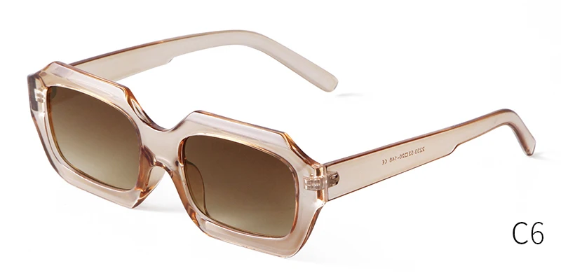 SORVINO Small Polygon Rectangle Women Sunglasses Fashion Retro Brand Designer Square Sun Glasses Men Classic White Shades UV400