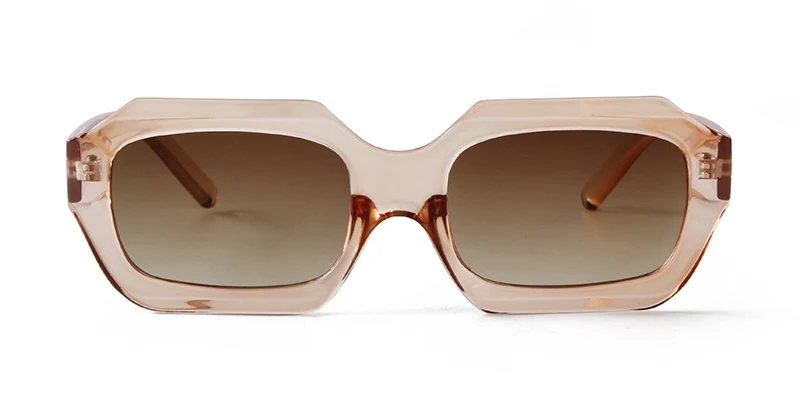 SORVINO Small Polygon Rectangle Women Sunglasses Fashion Retro Brand Designer Square Sun Glasses Men Classic White Shades UV400