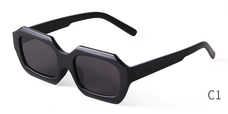 SORVINO Small Polygon Rectangle Women Sunglasses Fashion Retro Brand Designer Square Sun Glasses Men Classic White Shades UV400