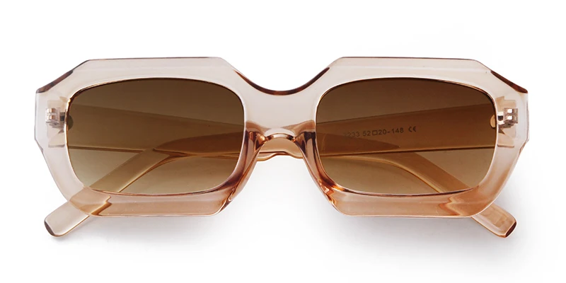 SORVINO Small Polygon Rectangle Women Sunglasses Fashion Retro Brand Designer Square Sun Glasses Men Classic White Shades UV400