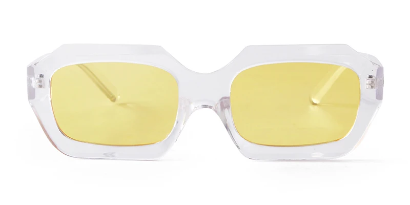 SORVINO Small Polygon Rectangle Women Sunglasses Fashion Retro Brand Designer Square Sun Glasses Men Classic White Shades UV400