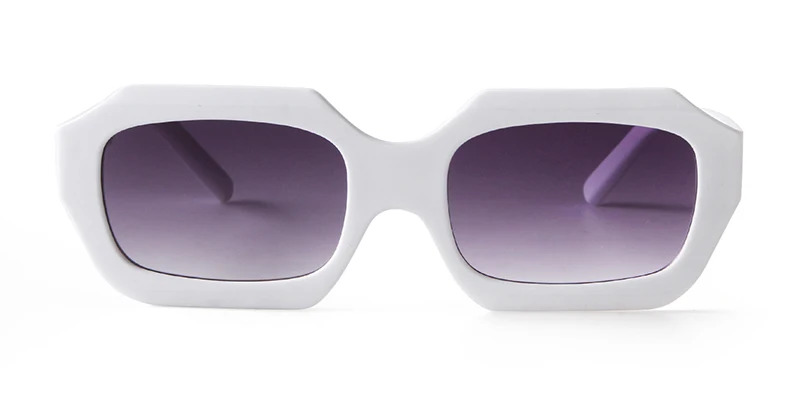 SORVINO Small Polygon Rectangle Women Sunglasses Fashion Retro Brand Designer Square Sun Glasses Men Classic White Shades UV400