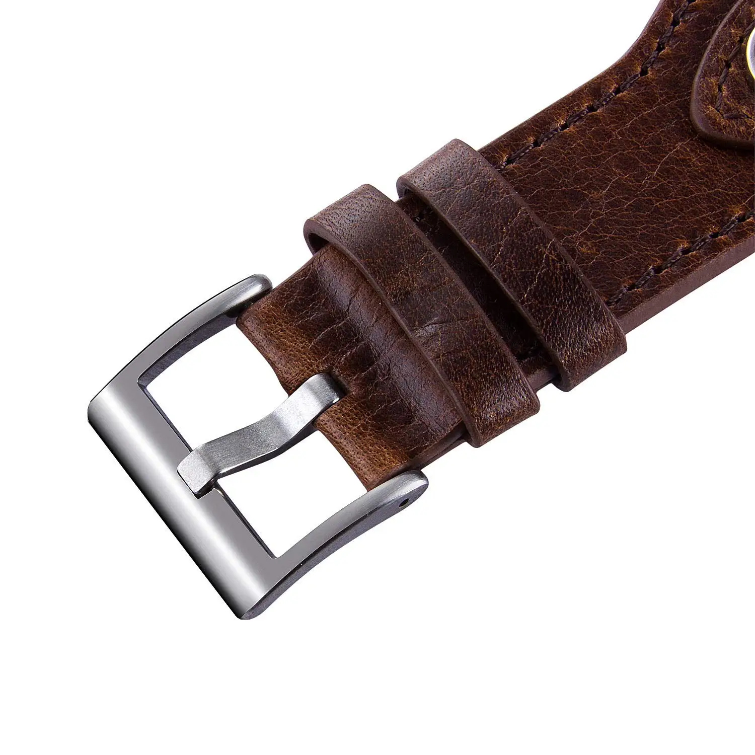 Cuff Bracelet For Apple watch band 44mm 40mm 42mm 38mm 49mm correa Leather strap iWatch series 6 se 5 4 3 7 Ultra 8 45mm 41mm