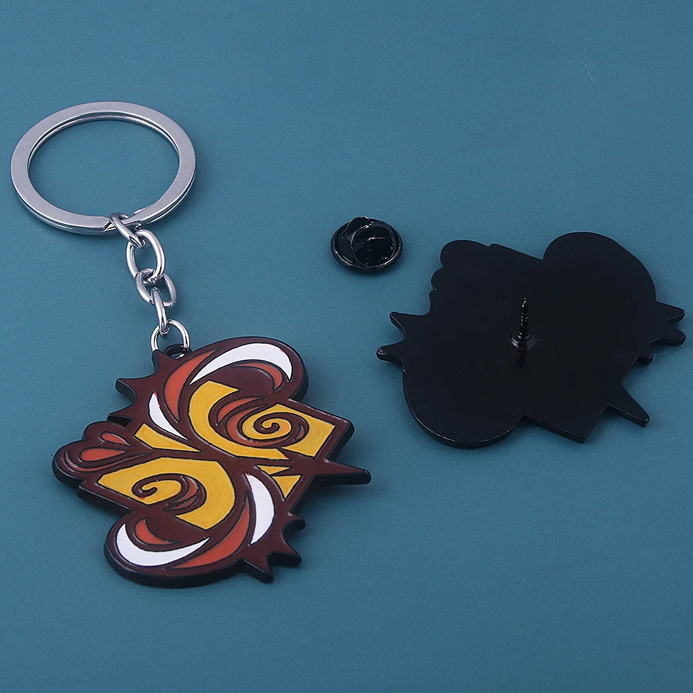 Anime SK∞ SK8 the Infinity Keychain Langa Reki S Logo Badge Key Chain for Women Men Car Keyring Jewelry Accessories