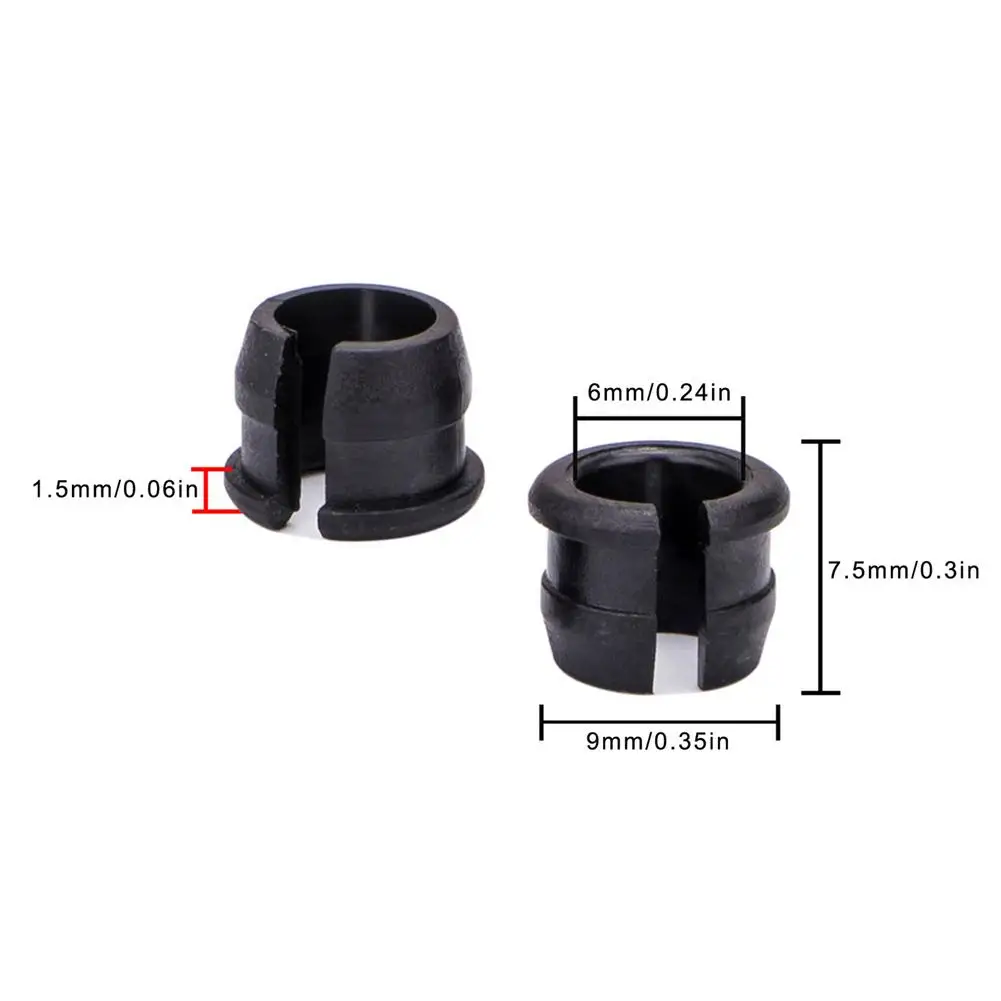 10PCS Mountain Bike American Valve Adapter Valve Conversion Set Rim Protection Gas Air Nozzle Glue Pad Tube Tire Gasket Rim Tube