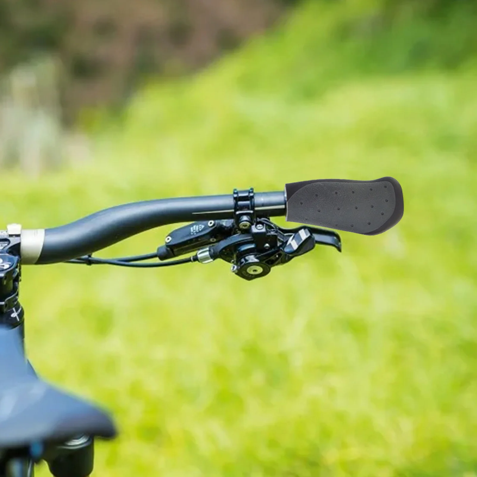 Bicycle Handlebar Grips TPR Rubber MTB Road Bike Hand Bar Grips Long Short Hand Rest 125mm 92mm For Cycling Bike Accessories