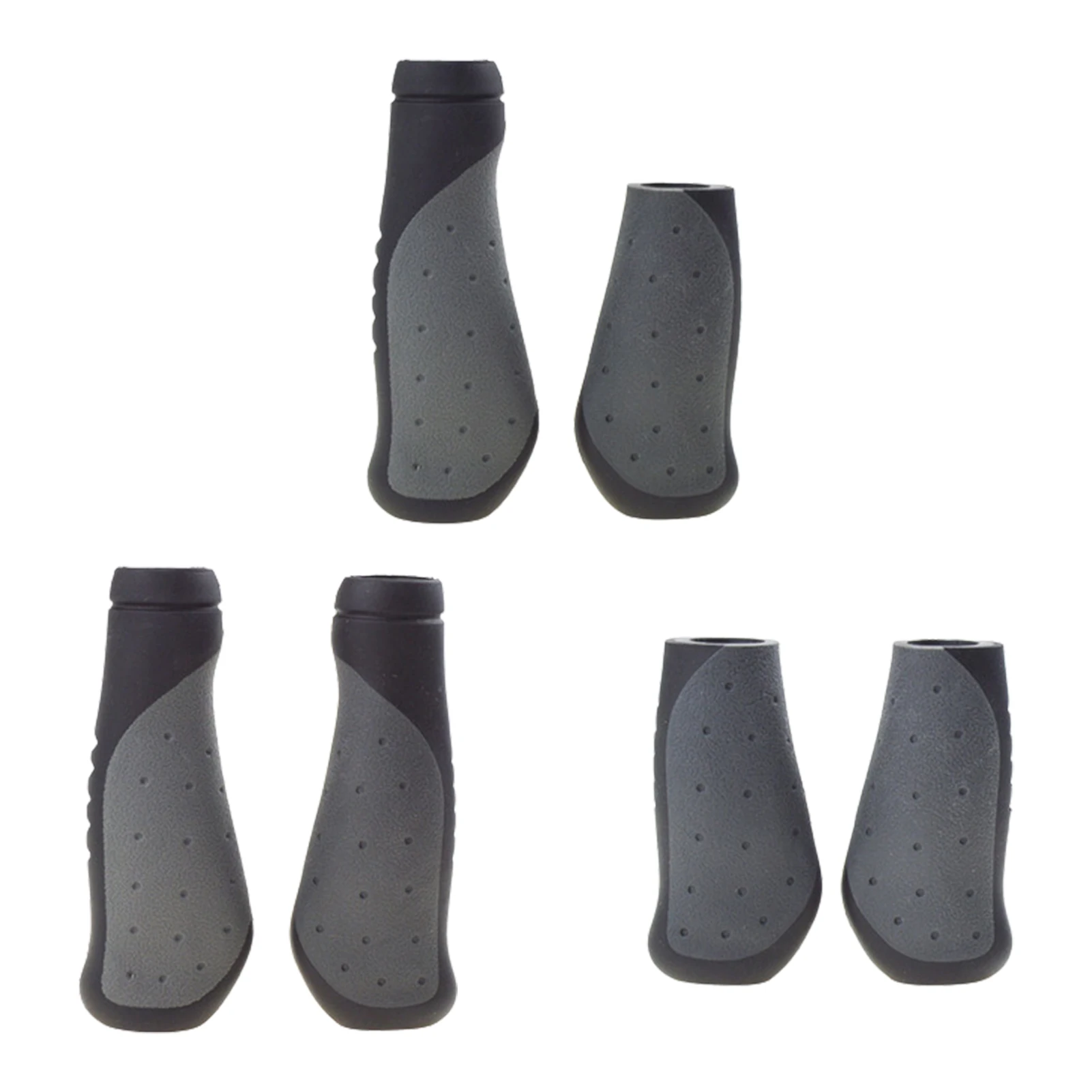 Bicycle Handlebar Grips TPR Rubber MTB Road Bike Hand Bar Grips Long Short Hand Rest 125mm 92mm For Cycling Bike Accessories