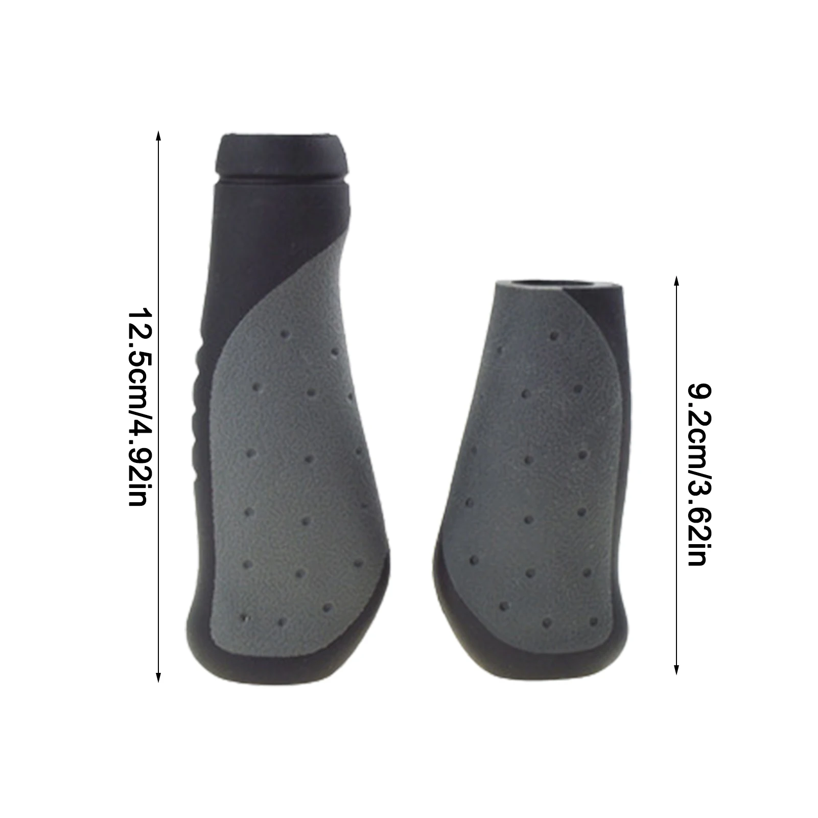 Bicycle Handlebar Grips TPR Rubber MTB Road Bike Hand Bar Grips Long Short Hand Rest 125mm 92mm For Cycling Bike Accessories