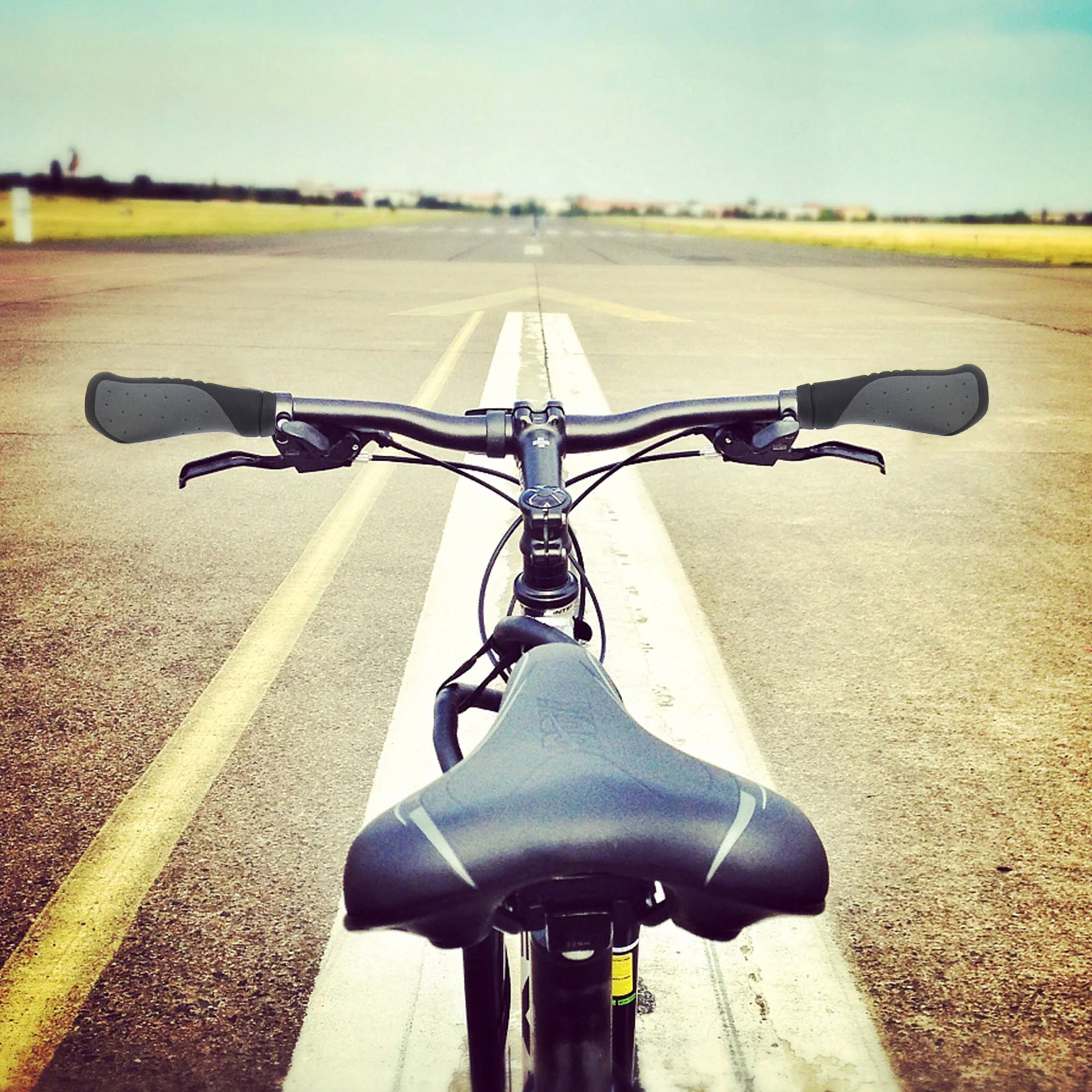 Bicycle Handlebar Grips TPR Rubber MTB Road Bike Hand Bar Grips Long Short Hand Rest 125mm 92mm For Cycling Bike Accessories